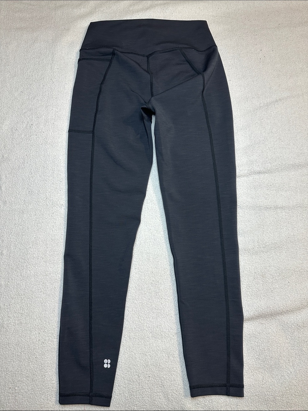 NWOT Sweaty Betty Heather Gray The Super Sculpt 7/8 Leggings S